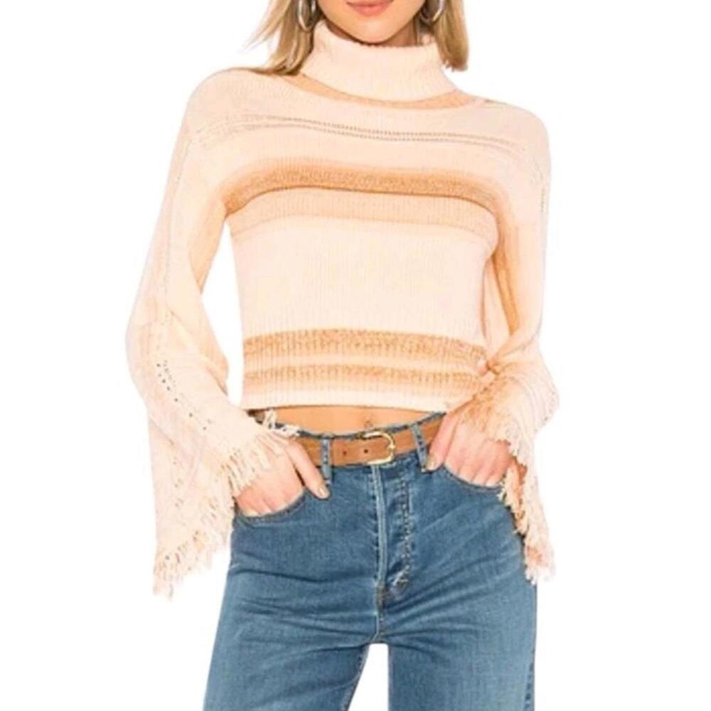 Free People Close To Me Pullover Sweater In Pink Revolver Size XS